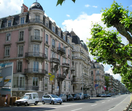 Quai Gustave Ador in Geneva Switzerland