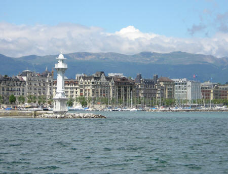 Quai Wilson and Jetee des Paquis, Geneva Switzerland